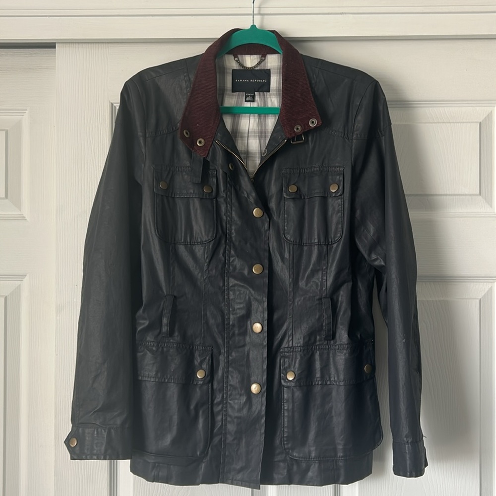 Banana Republic barn coat navy blue